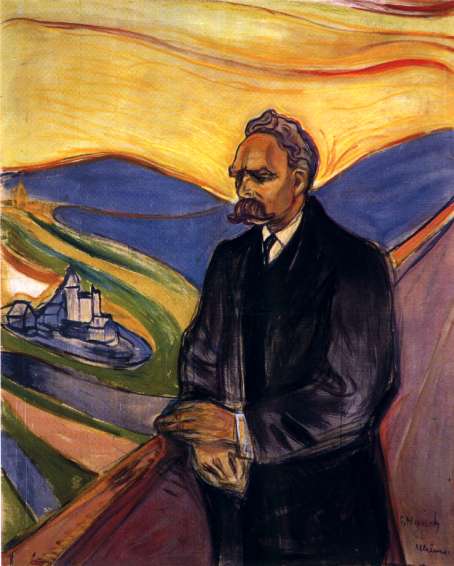 Friedrich Nietzsche, 1906 - Edvard Munch Painting
